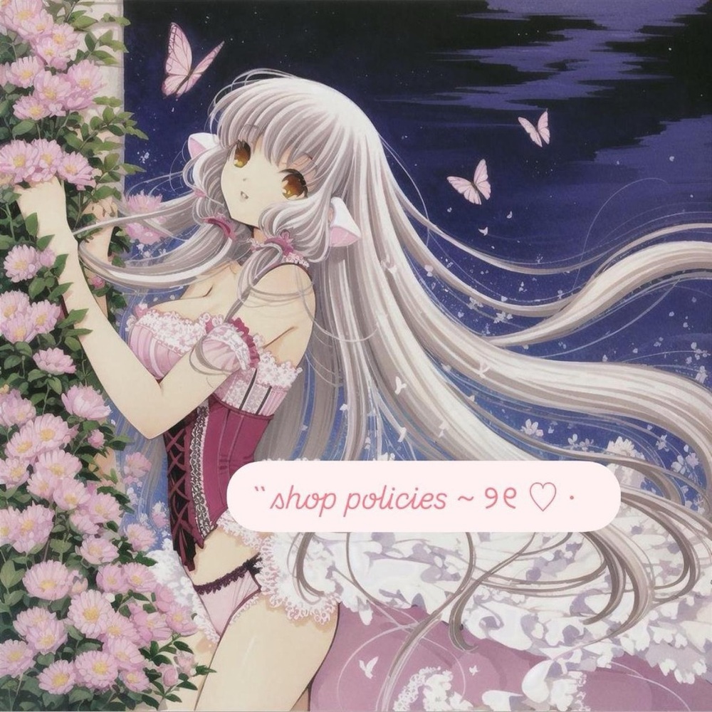 ༘♡ Shop Policies ⋆